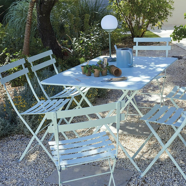 Lot de 2 chaises de bistrot en métal