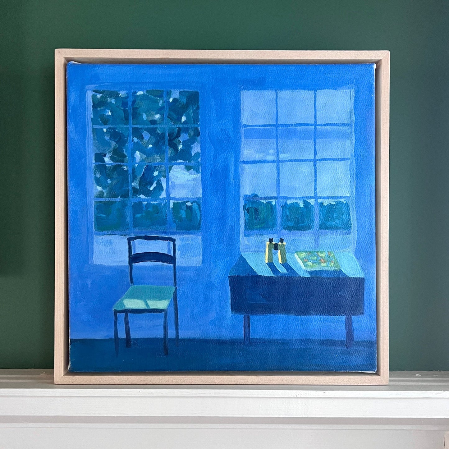 Clair de lune à travers les fenêtres par Claire Cushman