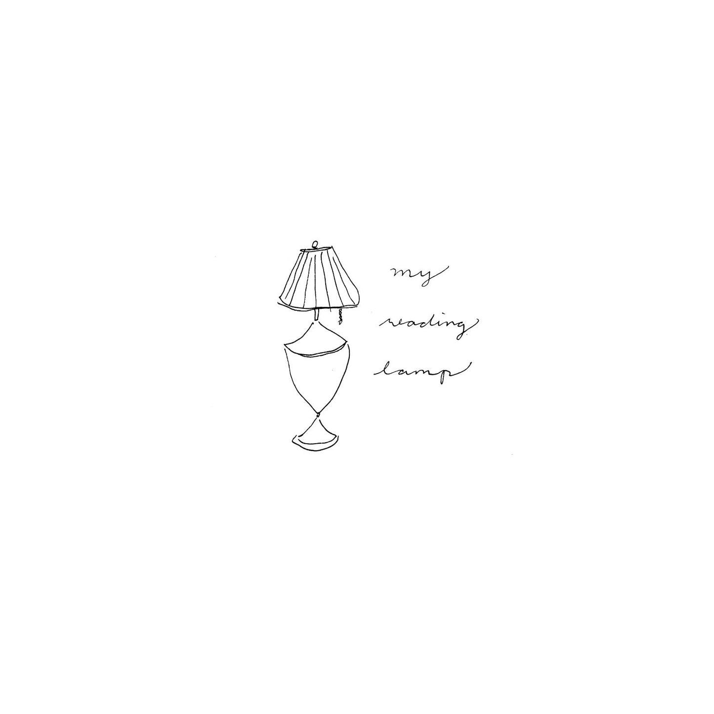 Ma lampe de lecture par Olivia Eckerson
