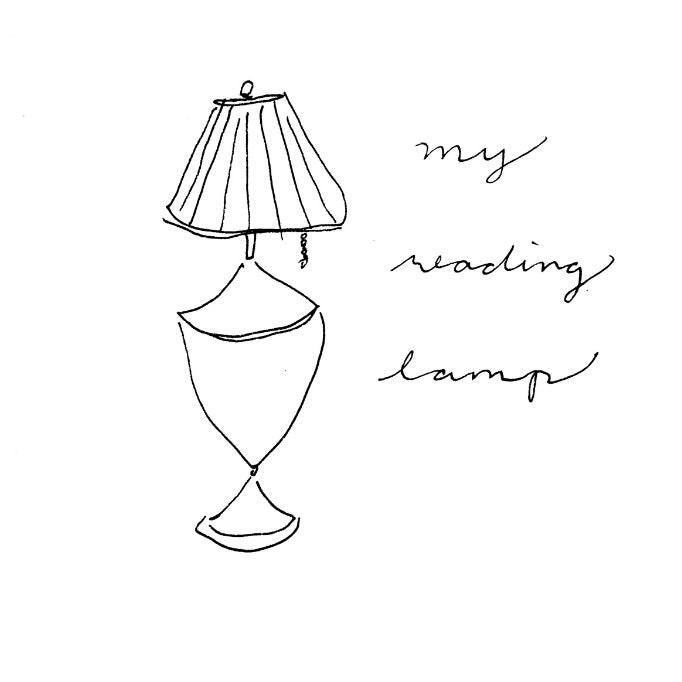 Ma lampe de lecture par Olivia Eckerson