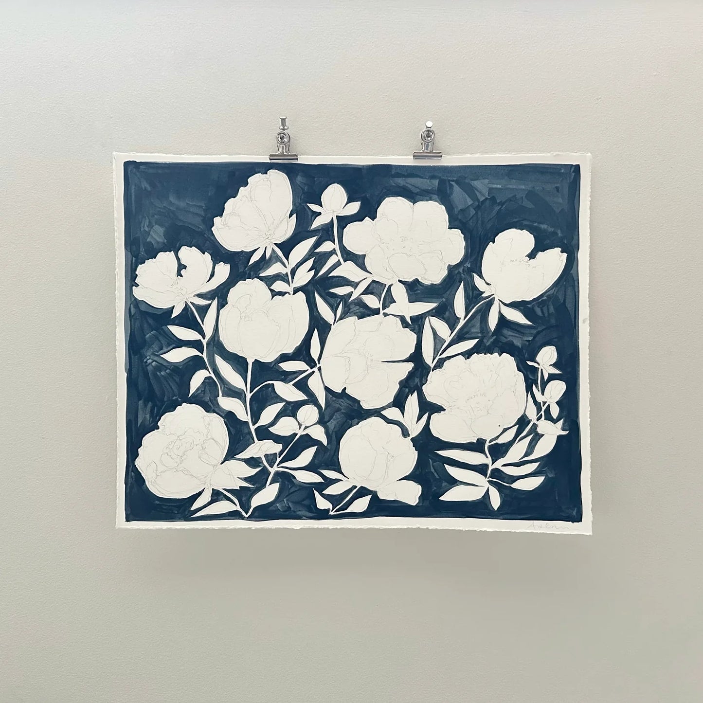 Pivoines marines II par Aislinn Forbes