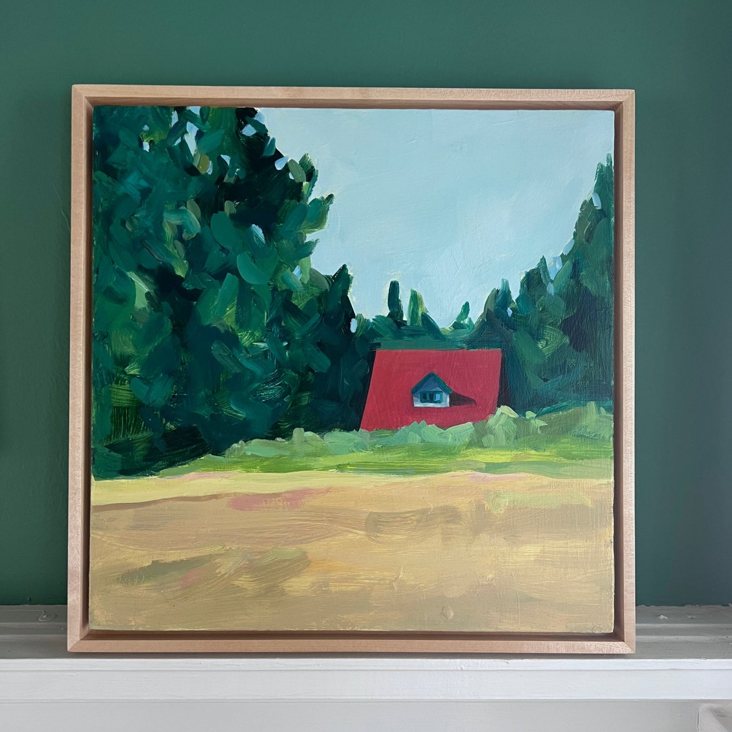 Toit rouge de Claire Cushman