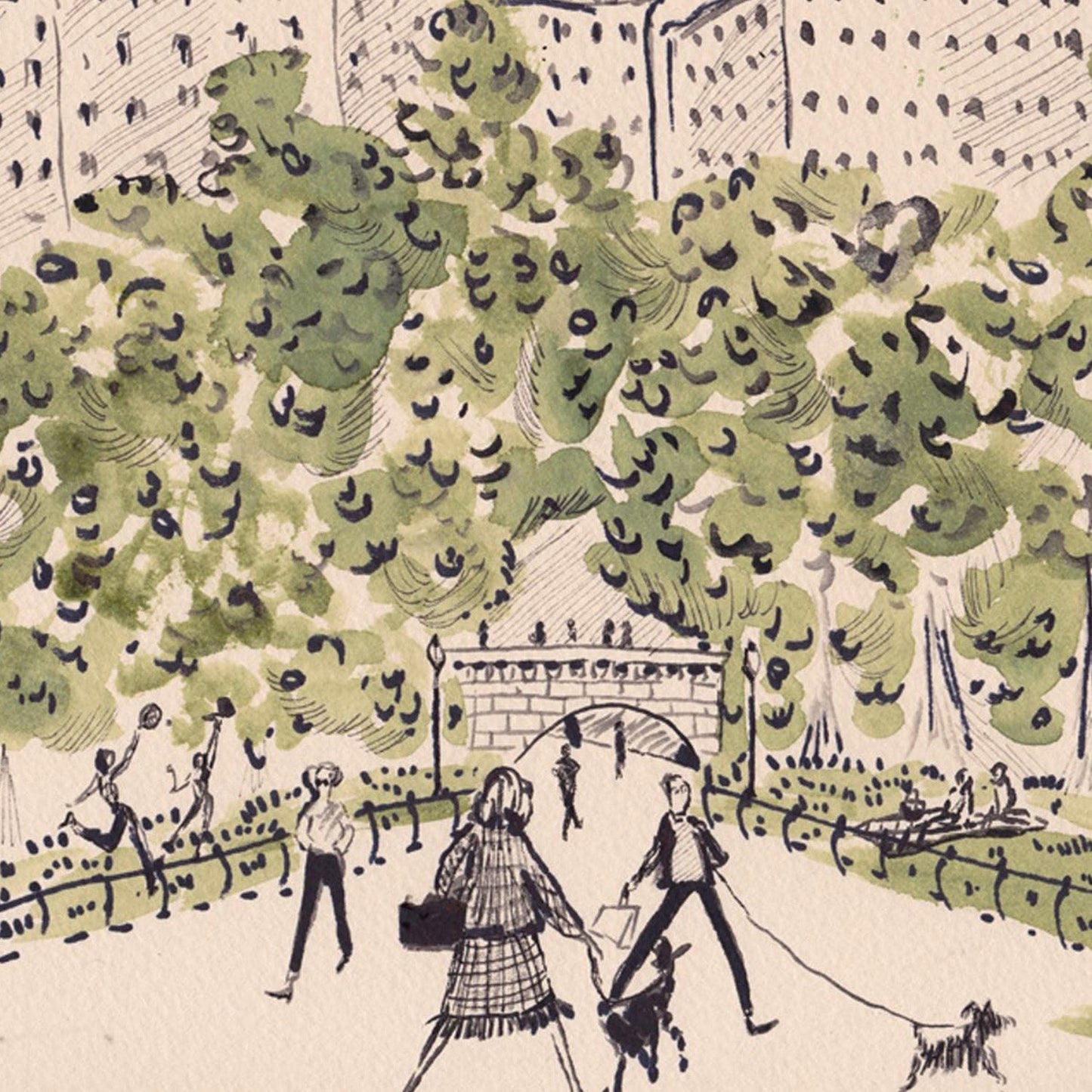 Impression du printemps à Central Park
