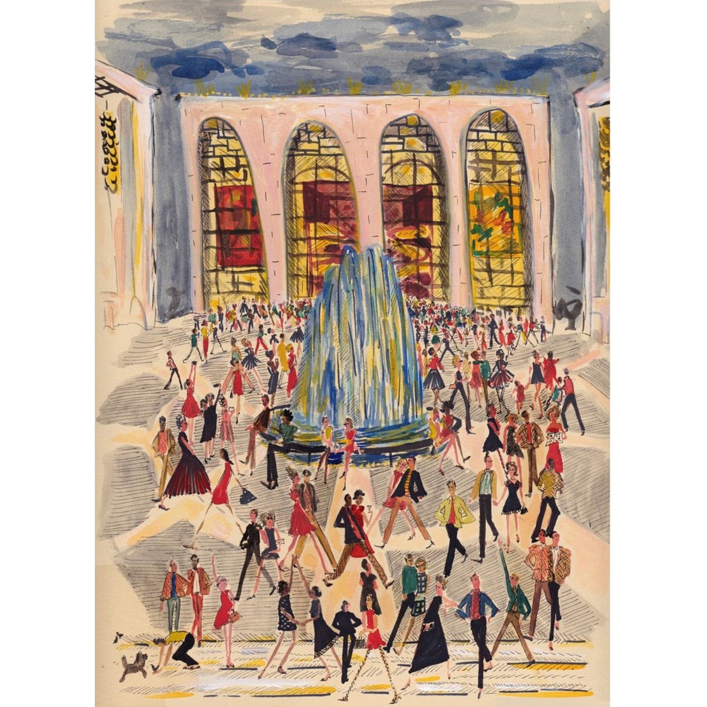 La Nuit au Lincoln Center Imprimer