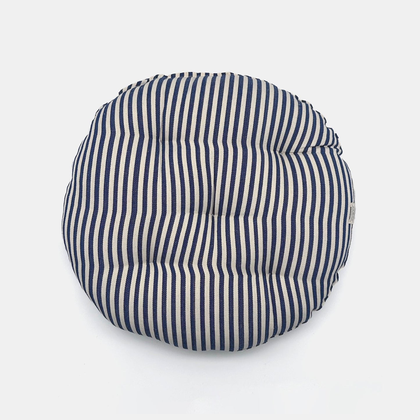Coussin de siège rond en denim fin