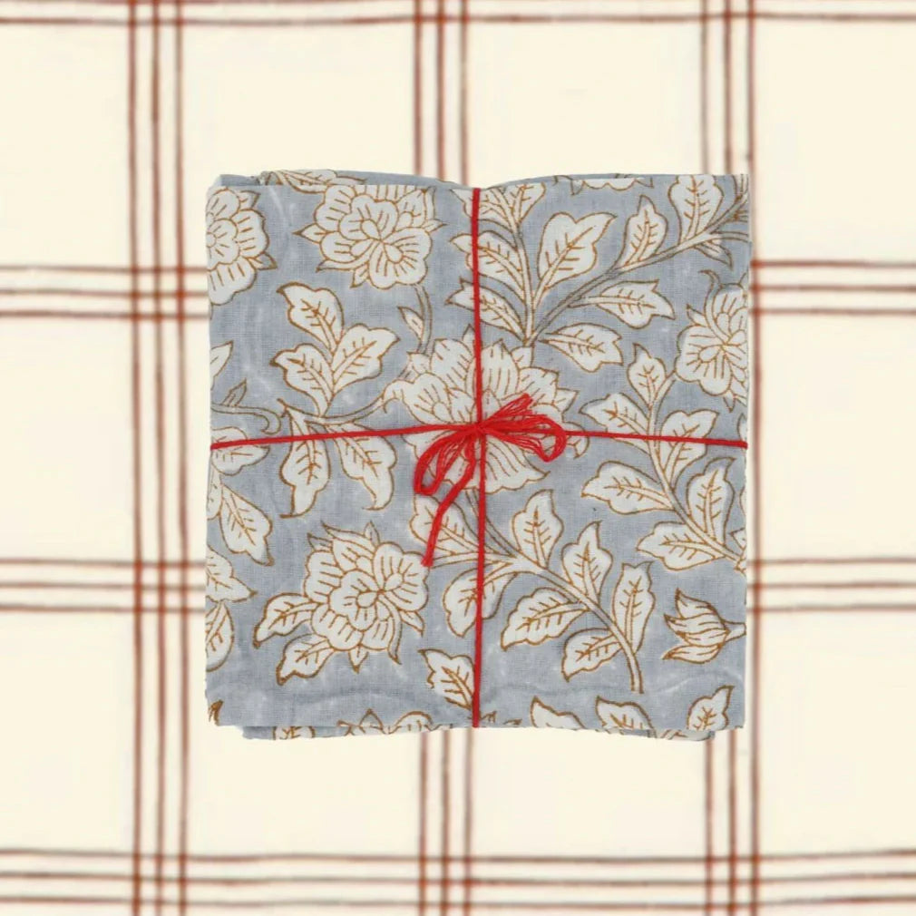 Serviettes Iris Artic : lot de 4