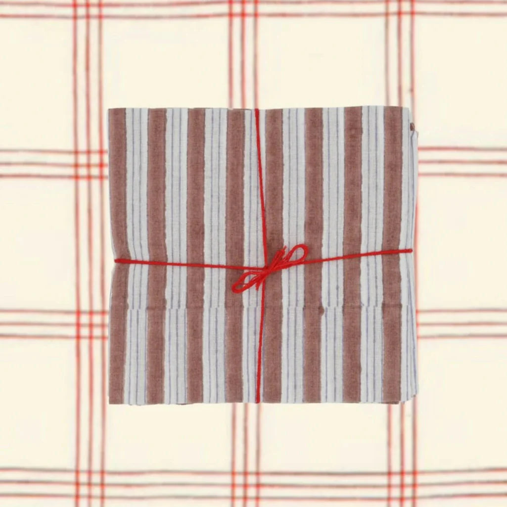 Serviettes en bois de rose de Salem : lot de 4