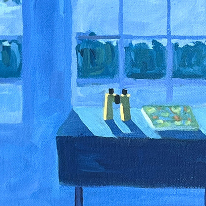 Clair de lune à travers les fenêtres par Claire Cushman