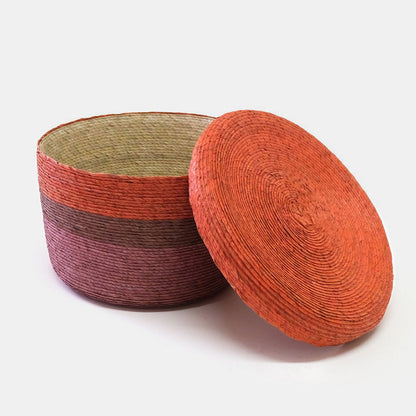 Panier de rangement en combo rouge enchilado