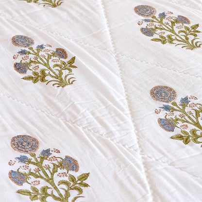 Couette bleu ardoise Kusum