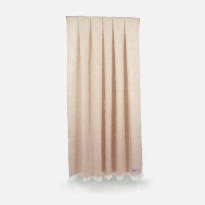 Jeté en mohair Mooneen Fawn