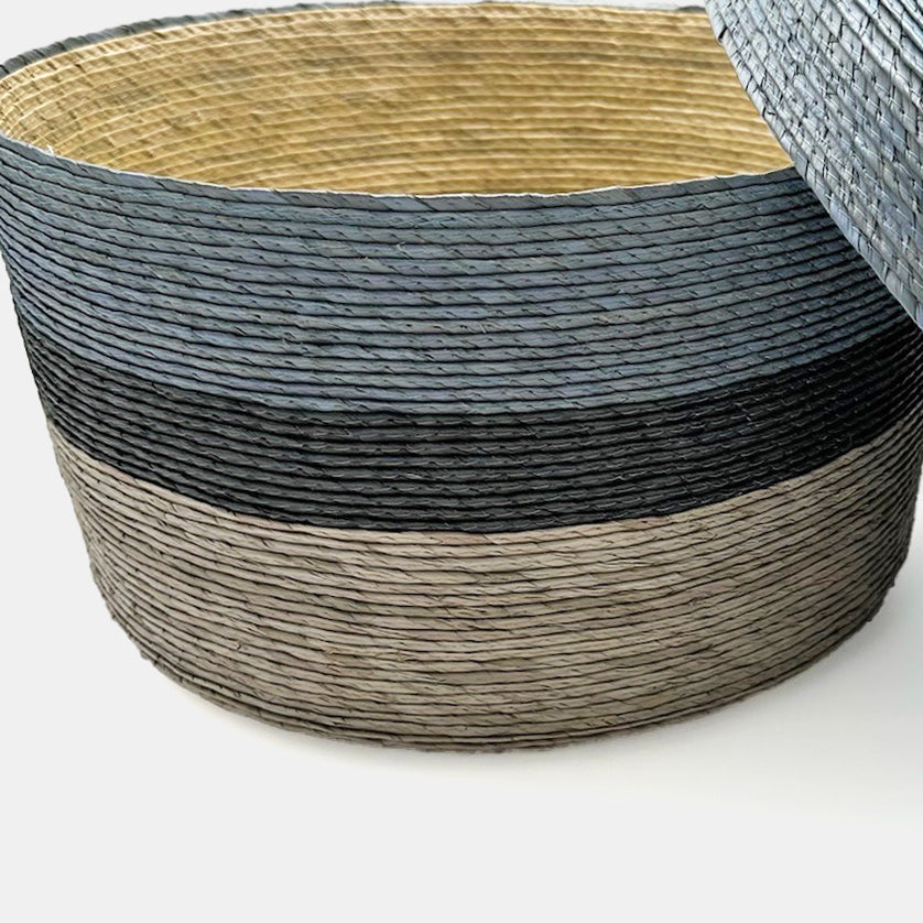 Panier de rangement en combo bleu Cielo