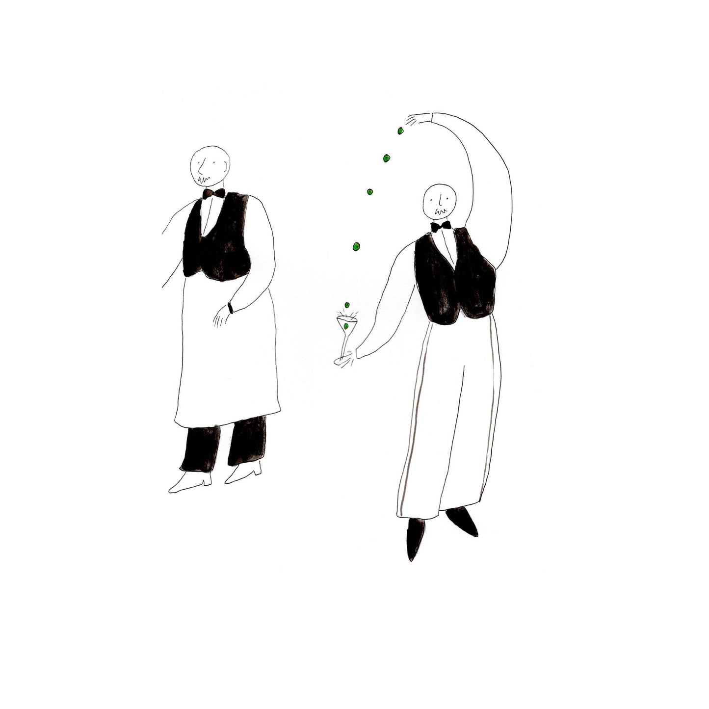 Imprimé Martini Dance