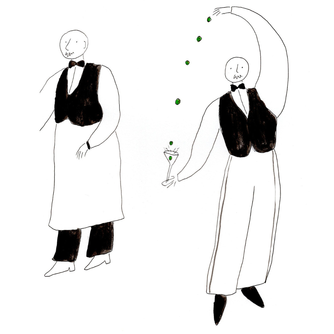 Imprimé Martini Dance