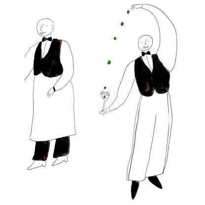 Imprimé Martini Dance