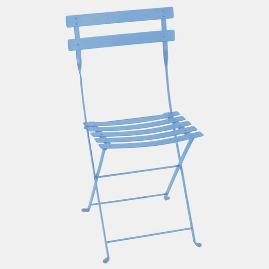 Lot de 2 chaises de bistrot en métal