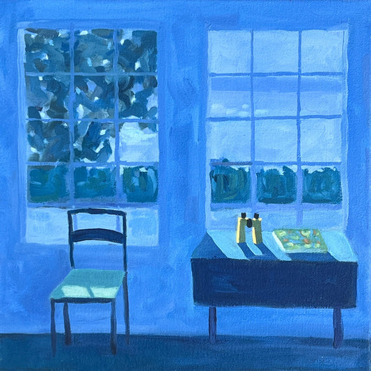 Clair de lune à travers les fenêtres par Claire Cushman