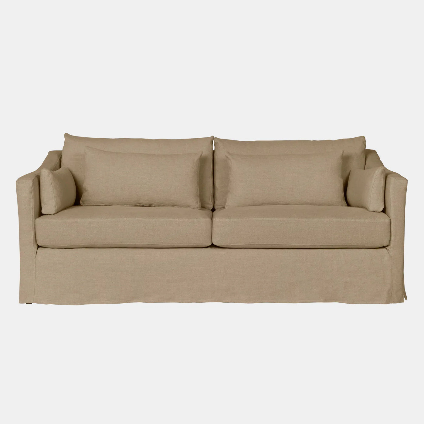 Canapé Rebecca Deluxe Essentials en lin sureau