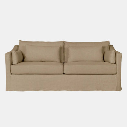 Canapé Rebecca Deluxe Essentials en lin sureau