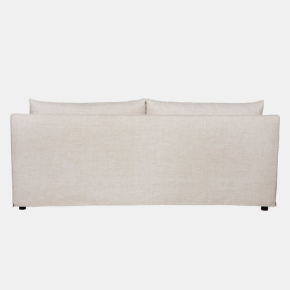 Canapé Rebecca Deluxe Essentials en lin sureau