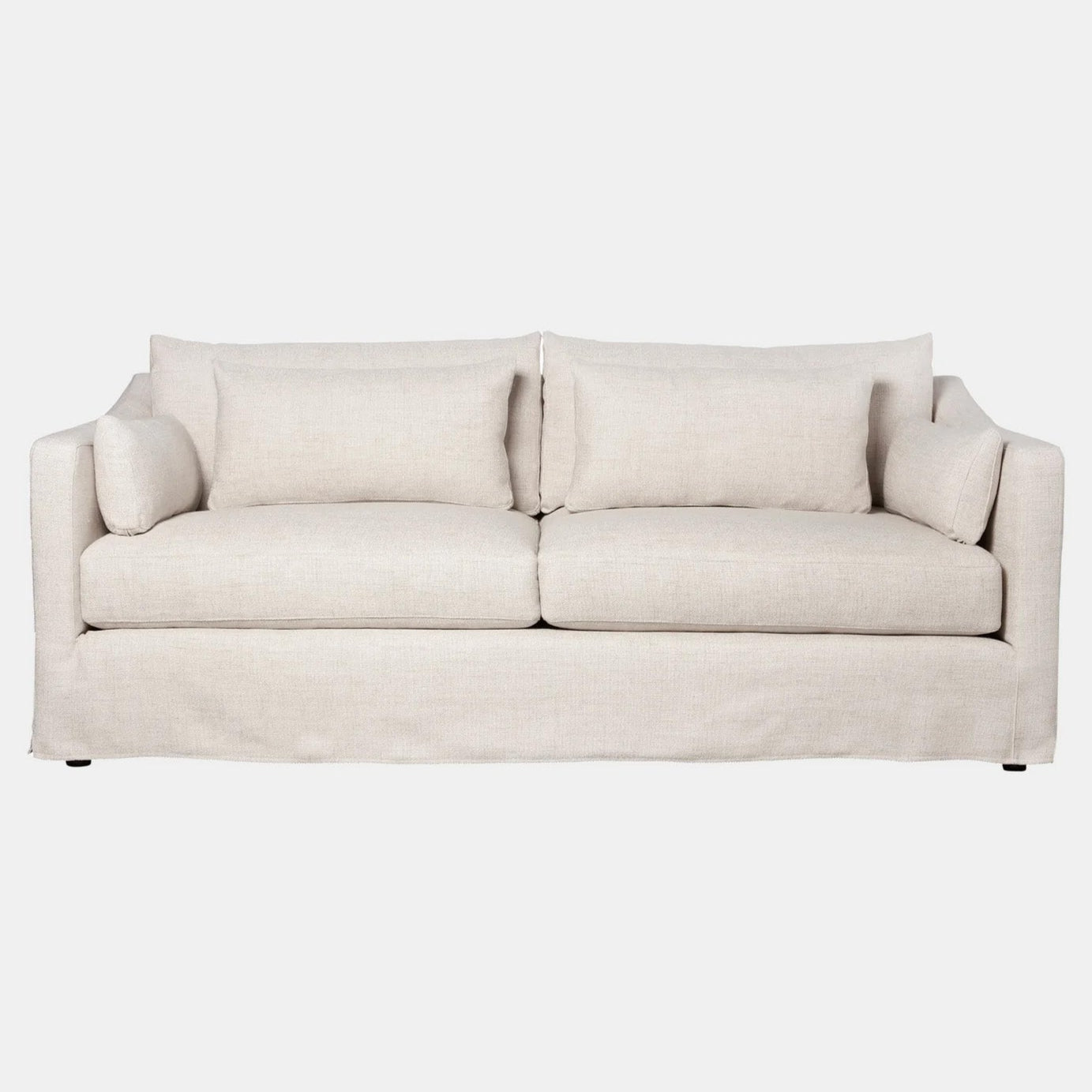 Canapé Rebecca Deluxe Essentials en lin sureau