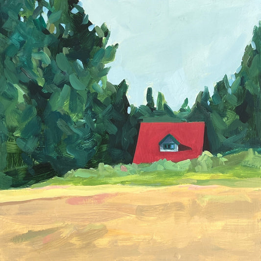 Toit rouge de Claire Cushman