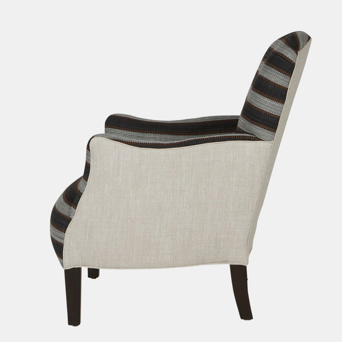 Chaise Remi en tissu vintage (image du magasin présentée)
