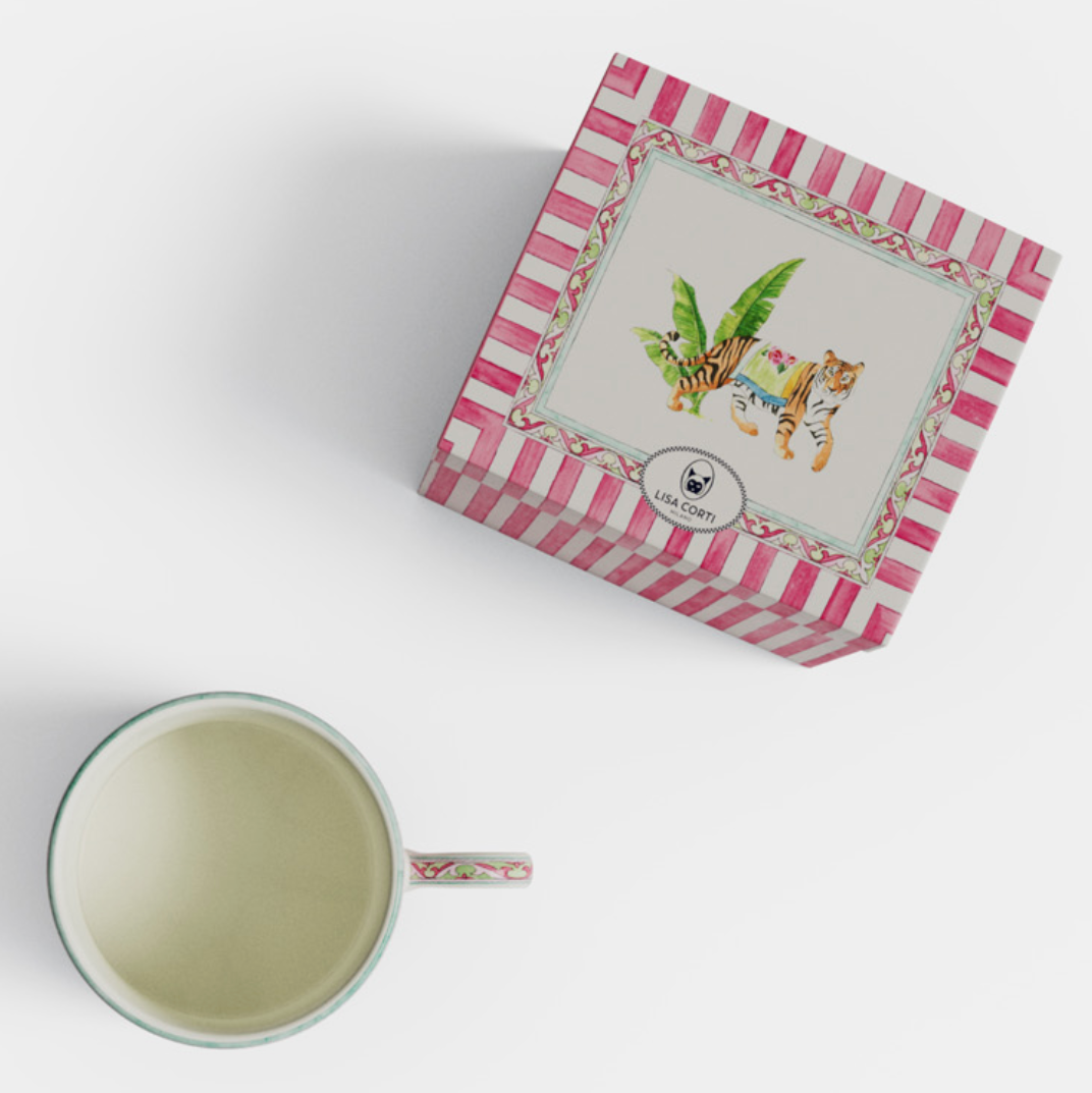 Tasse en porcelaine Sariska rose