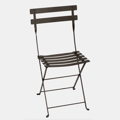 Lot de 2 chaises de bistrot en métal