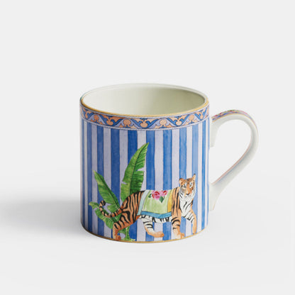 Tasse en porcelaine Sariska bleue
