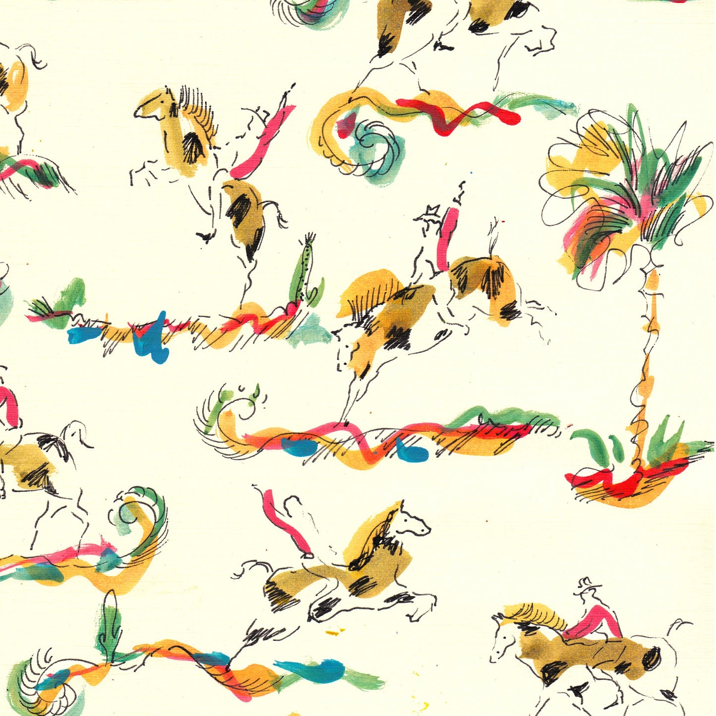 Imprimé Cowboy Palms