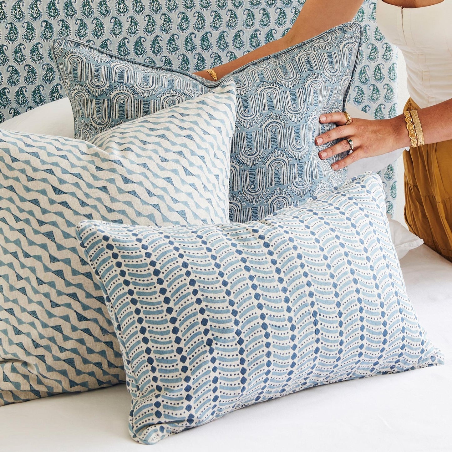 Coussin lombaire Dubrovnik Azure