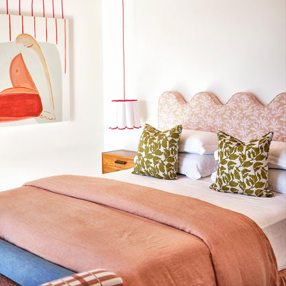 Coussin carré Flores Moss