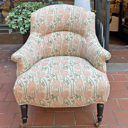 Chaise Tulipe en tissu spécial