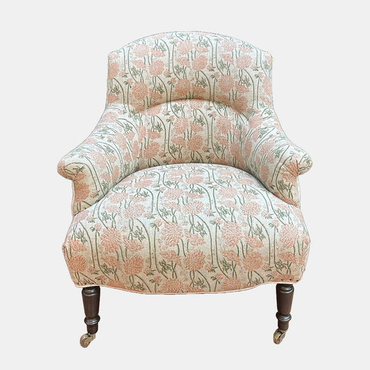 Chaise Tulipe en tissu spécial