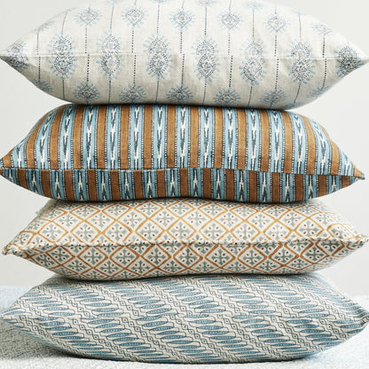 Coussin carré Jakarta Azure