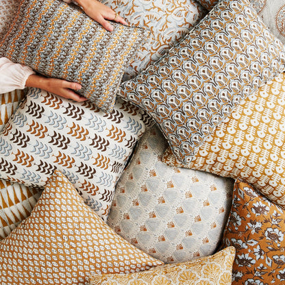Coussin carré Java Sahara
