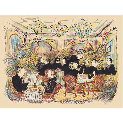 Impression sur le vin et les serveurs