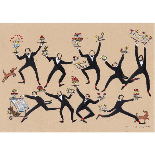 Impression de danse du serveur