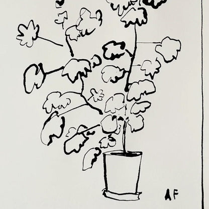 Géranium en pot i par Aislinn Forbes