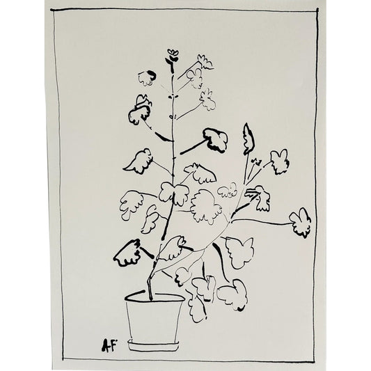 Géranium ii en pot par Aislinn Forbes