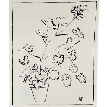 Géranium III en pot par Aislinn Forbes