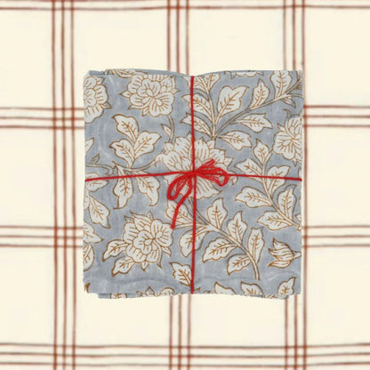 Serviettes Iris Artic : lot de 4
