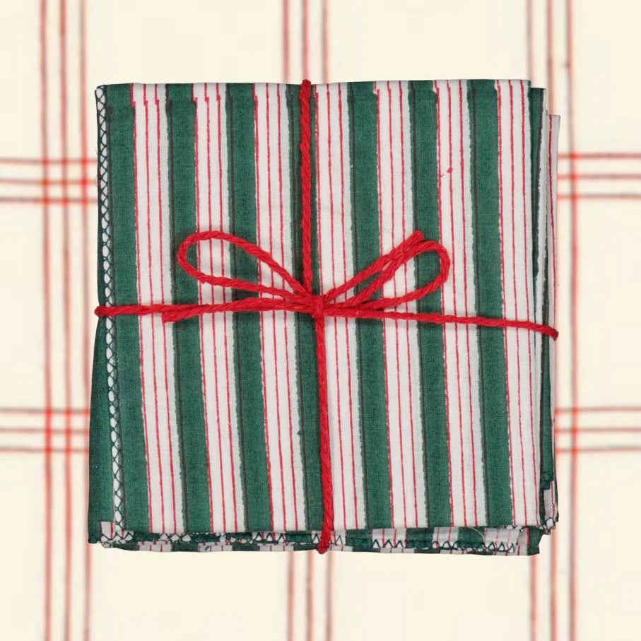 Serviettes Salem Sapin : lot de 4